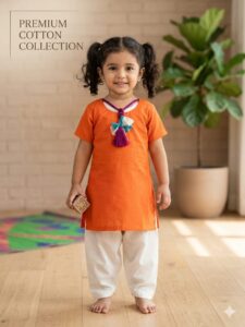 2pc kids dress